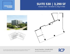 105 Decker Ct, Irving, TX for lease Floor Plan- Image 1 of 1