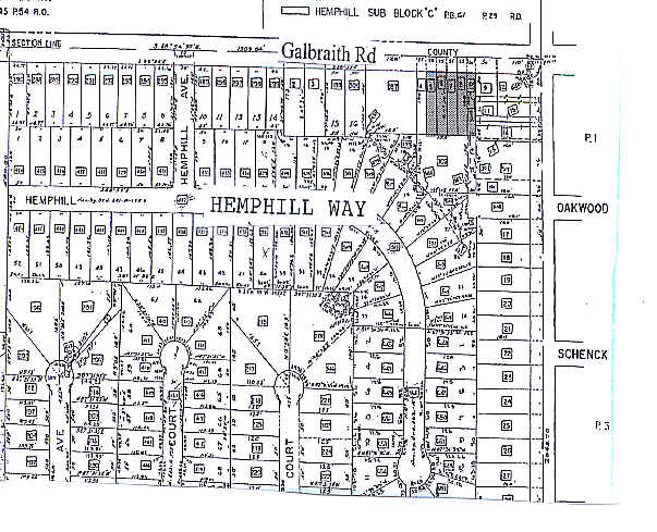 4071-4081 E Galbraith Rd, Cincinnati, OH for lease - Plat Map - Image 2 of 4