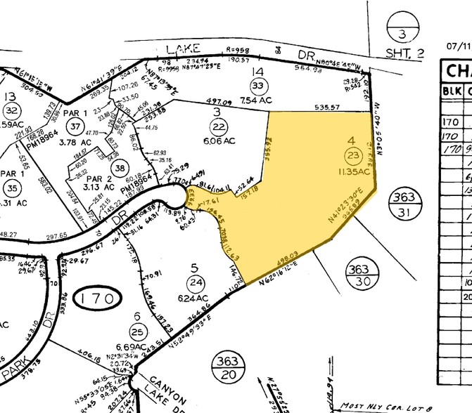 10301 Meanley Dr, San Diego, CA for lease - Plat Map - Image 2 of 7