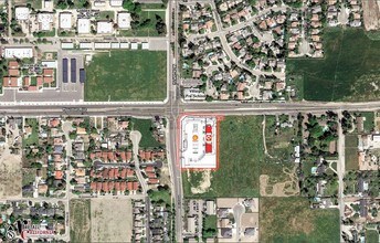 Sec Houston Avenue & McAuliff St, Visalia, CA - AERIAL map view