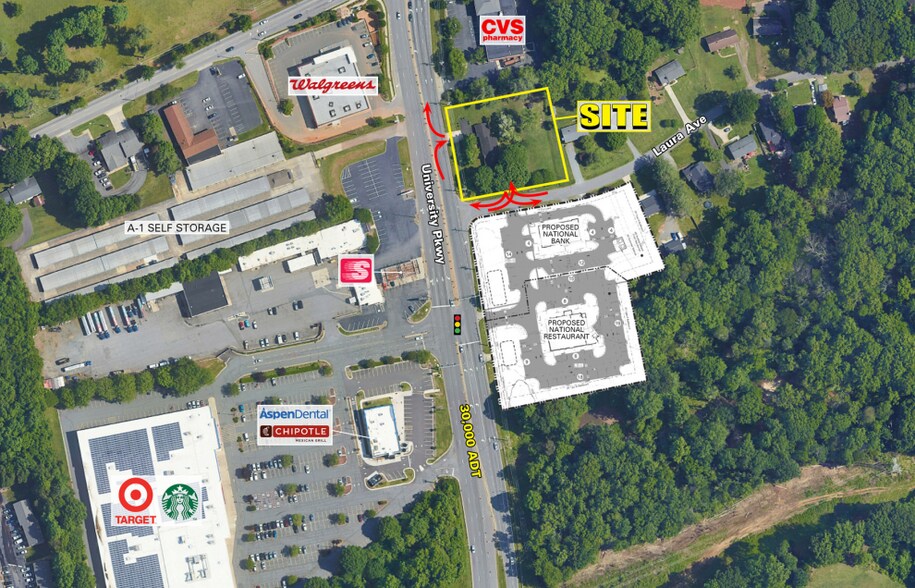 5455 University Pky, Winston-Salem, NC for sale - Aerial - Image 2 of 2