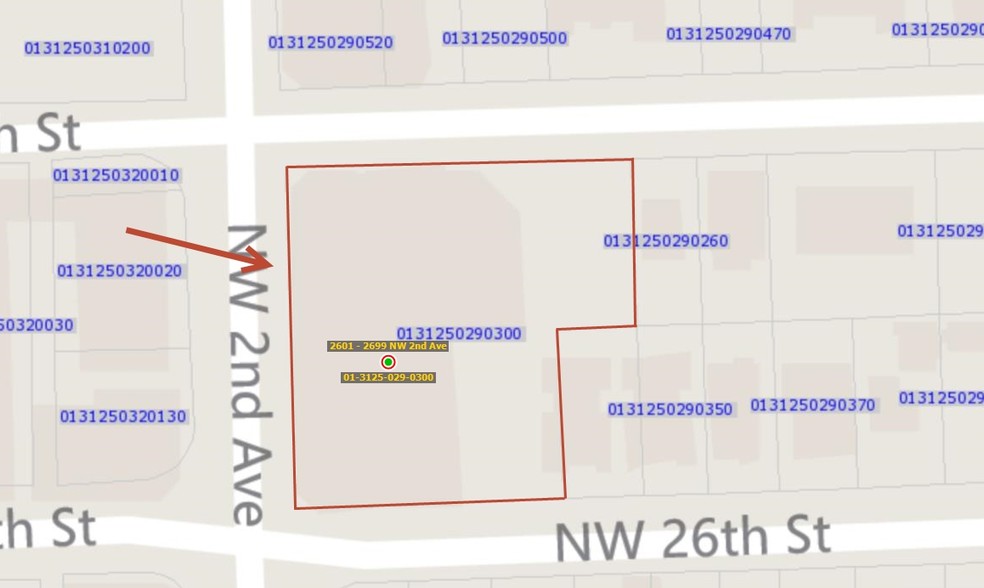 2601-2699 NW 2nd Ave, Miami, FL for sale - Plat Map - Image 1 of 1