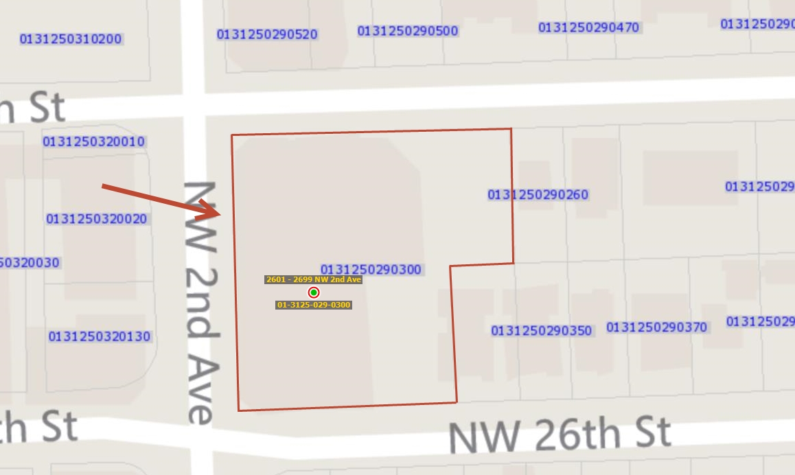 2601-2699 NW 2nd Ave, Miami, FL for sale Plat Map- Image 1 of 1