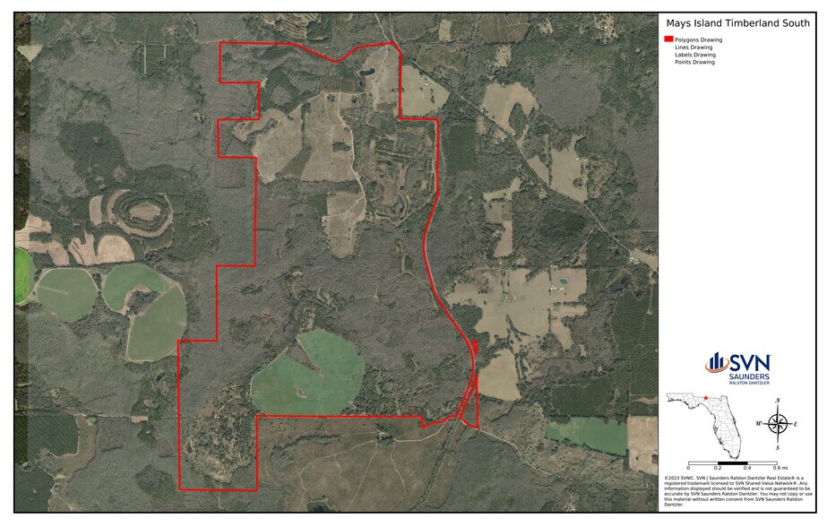 155 NW Ashville Road, Greenville, FL 32331 Mays Island Timberland