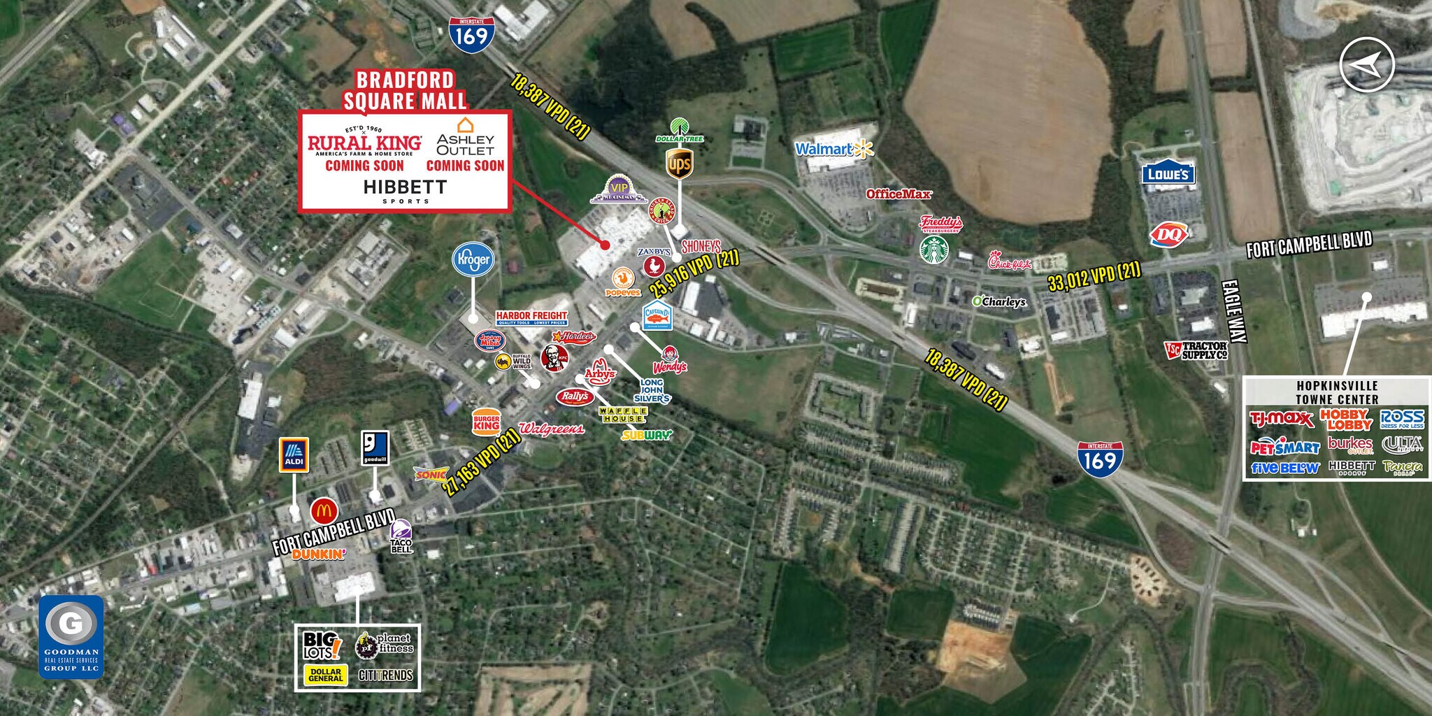 4000 Fort Campbell Blvd, Hopkinsville, KY 42240 Bradford Square