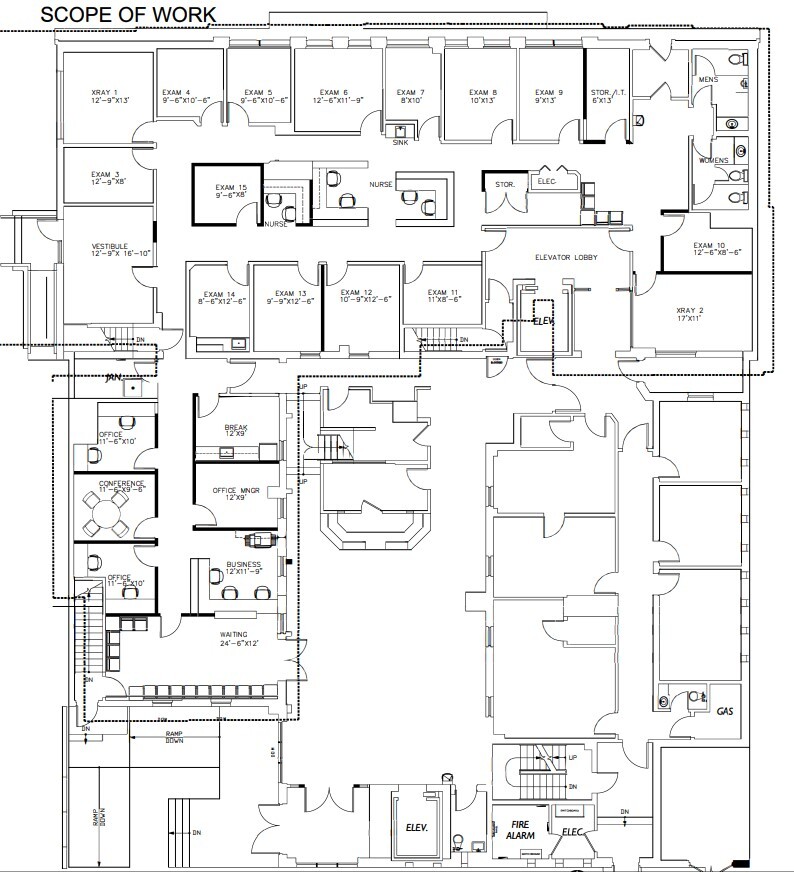 6309-6313 W 95th St, Oak Lawn, IL for lease Floor Plan- Image 1 of 18