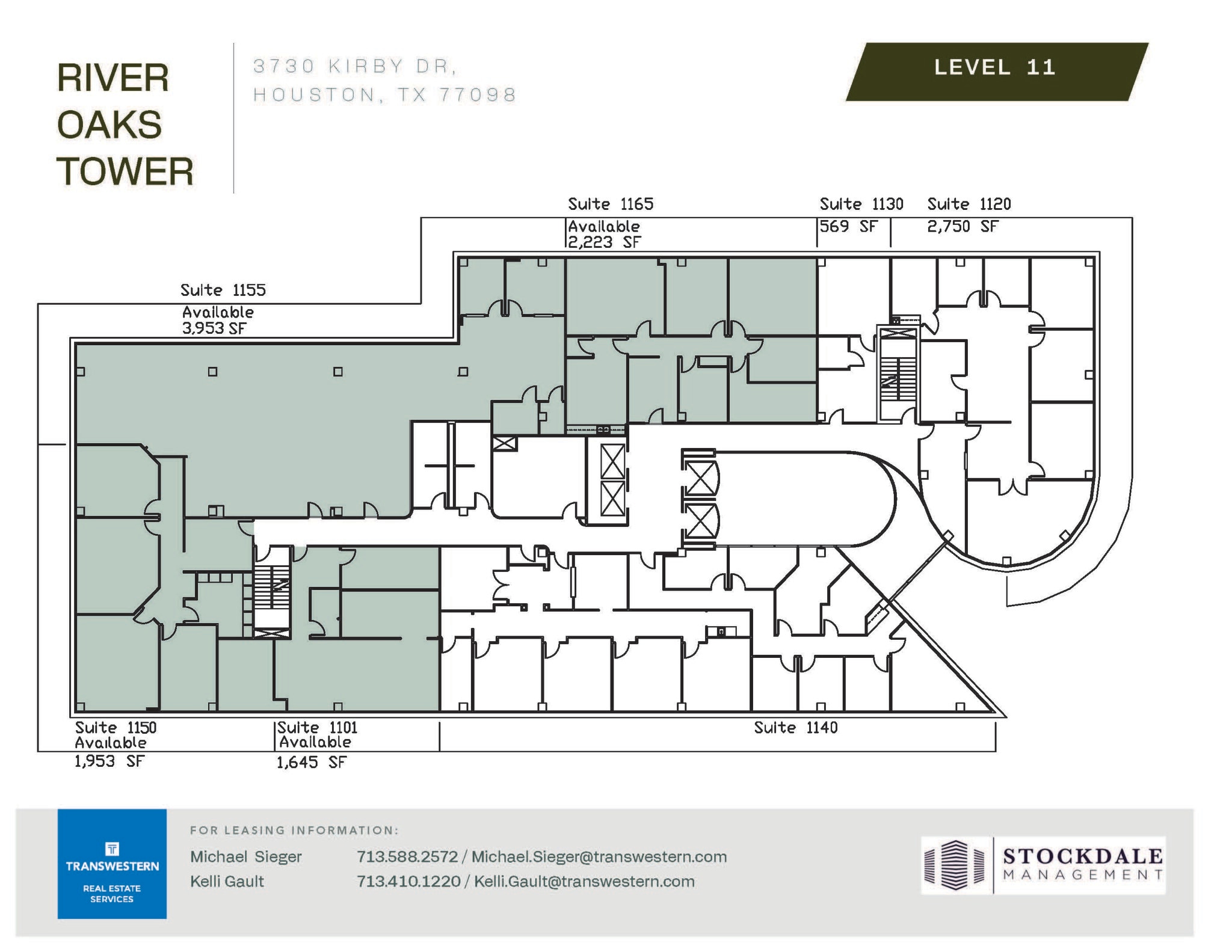 3730 Kirby Dr, Houston, TX for lease Floor Plan- Image 1 of 2
