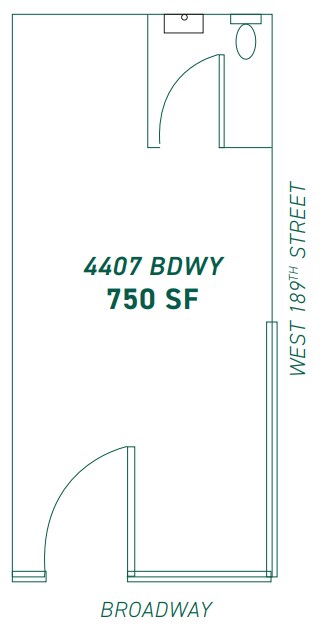 4407 Broadway, New York, NY for lease Floor Plan- Image 1 of 1