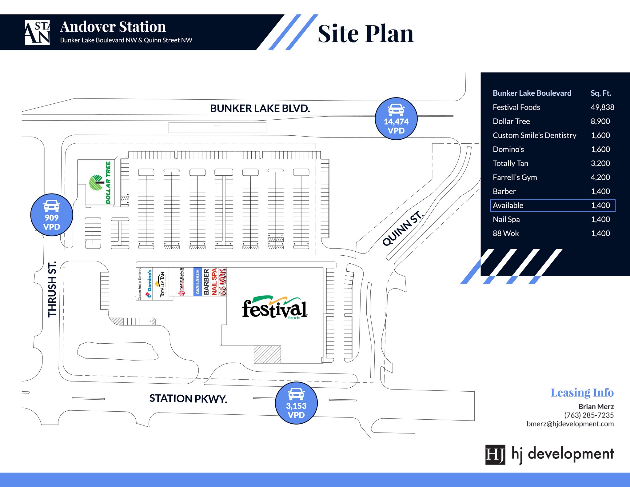 2218-2279 NW Bunker Lake Blvd, Andover, MN for lease Site Plan- Image 1 of 3