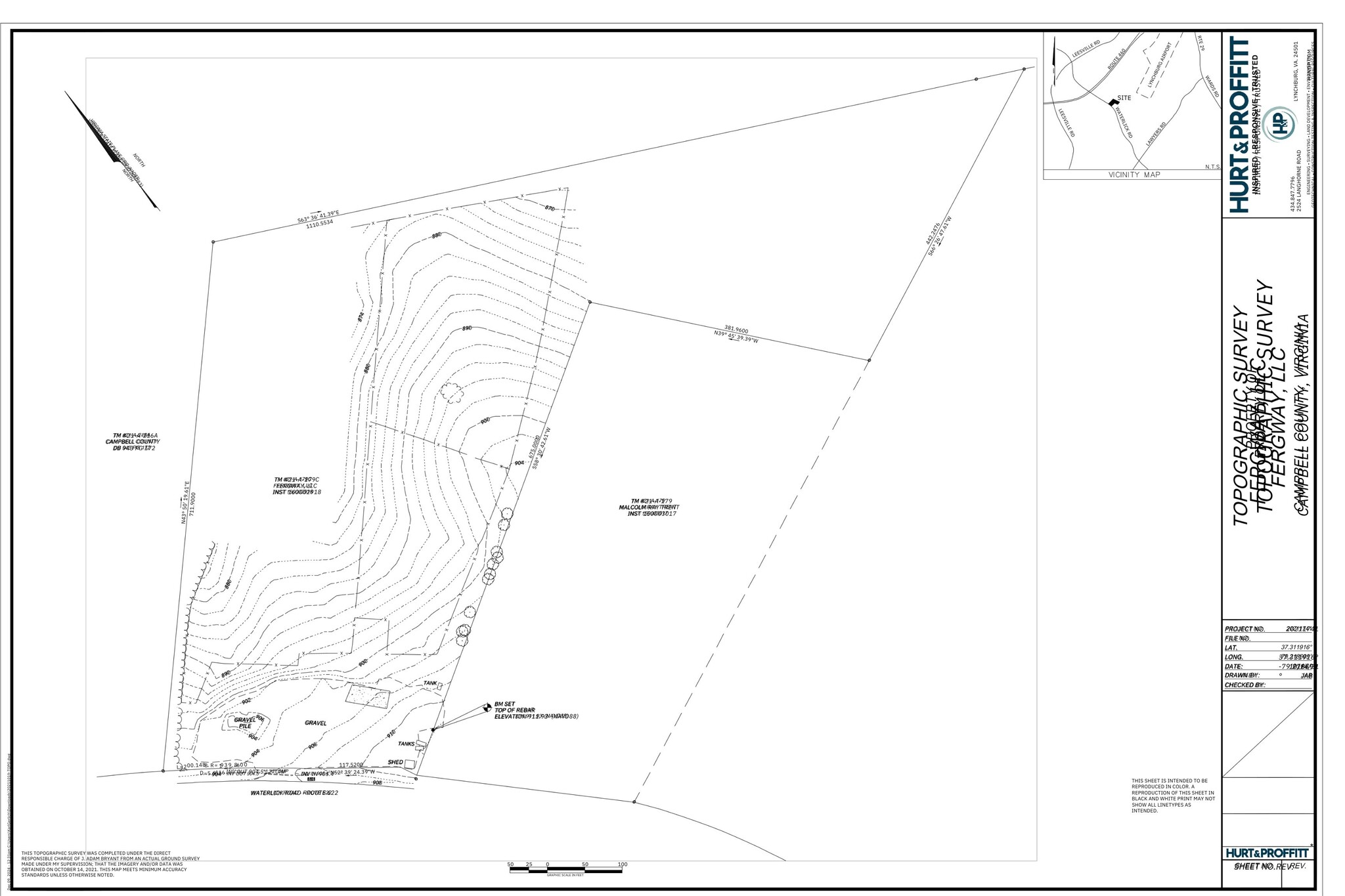 1 Waterlick Rd, Lynchburg, VA for sale Plat Map- Image 1 of 2