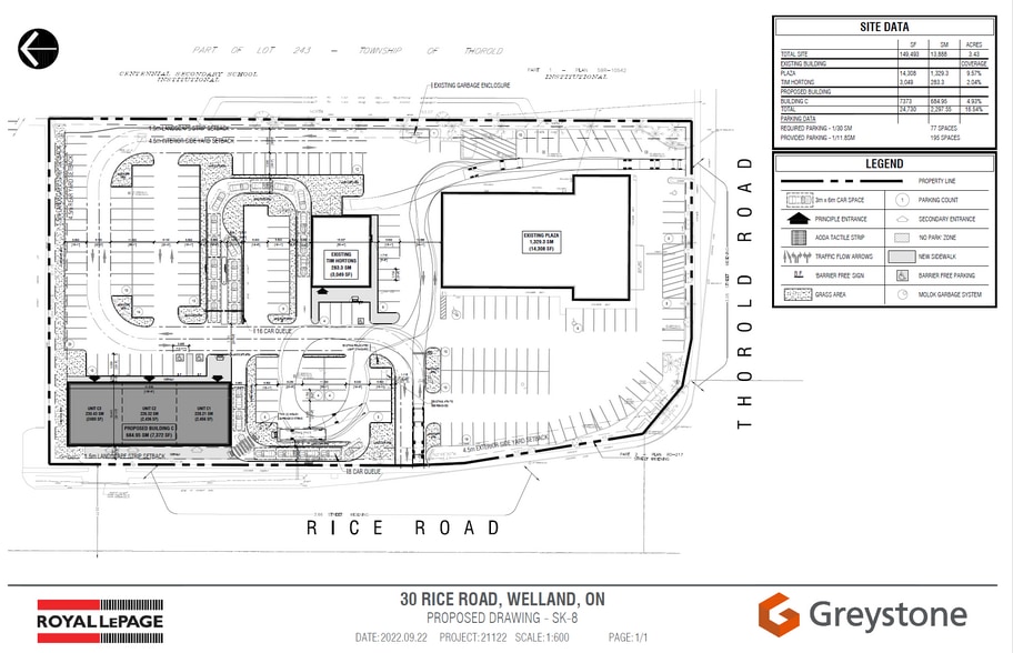 30 Rice Rd, Welland, ON for lease - Site Plan - Image 3 of 3