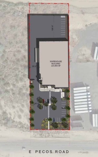 11224 E Pecos Rd, Mesa, AZ for lease - Site Plan - Image 2 of 4