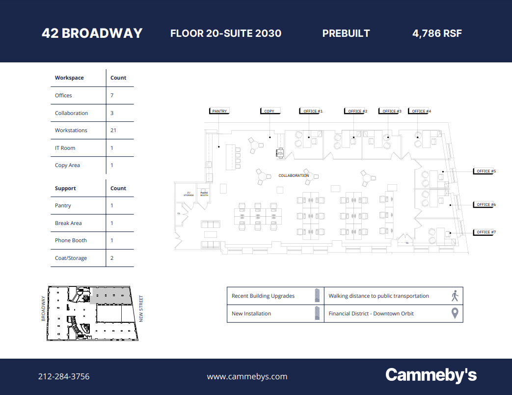 42 Broadway, New York, NY for lease Floor Plan- Image 1 of 1