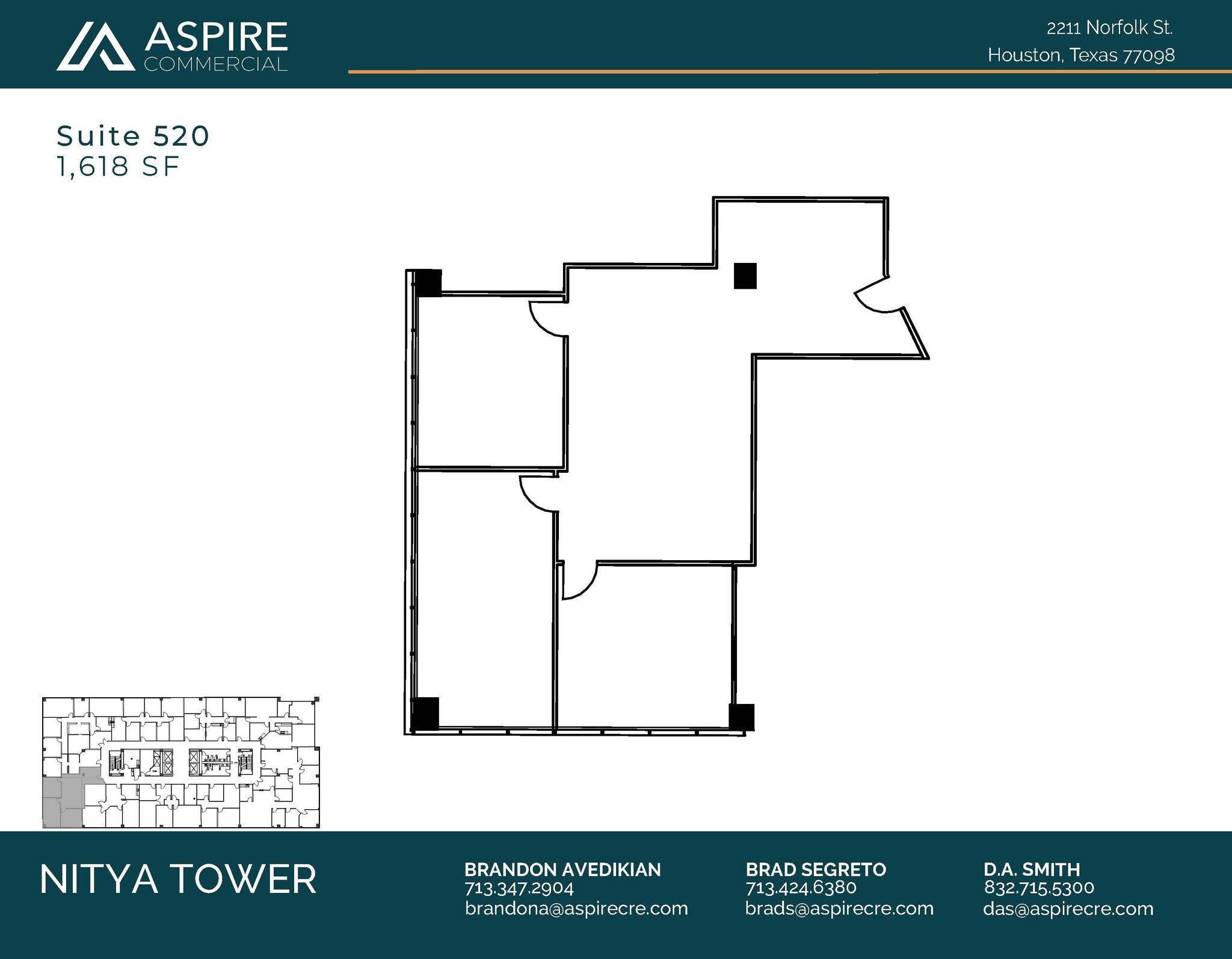 2211 Norfolk St, Houston, TX for lease Floor Plan- Image 1 of 1