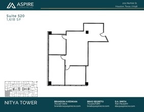 2211 Norfolk St, Houston, TX for lease Floor Plan- Image 1 of 1