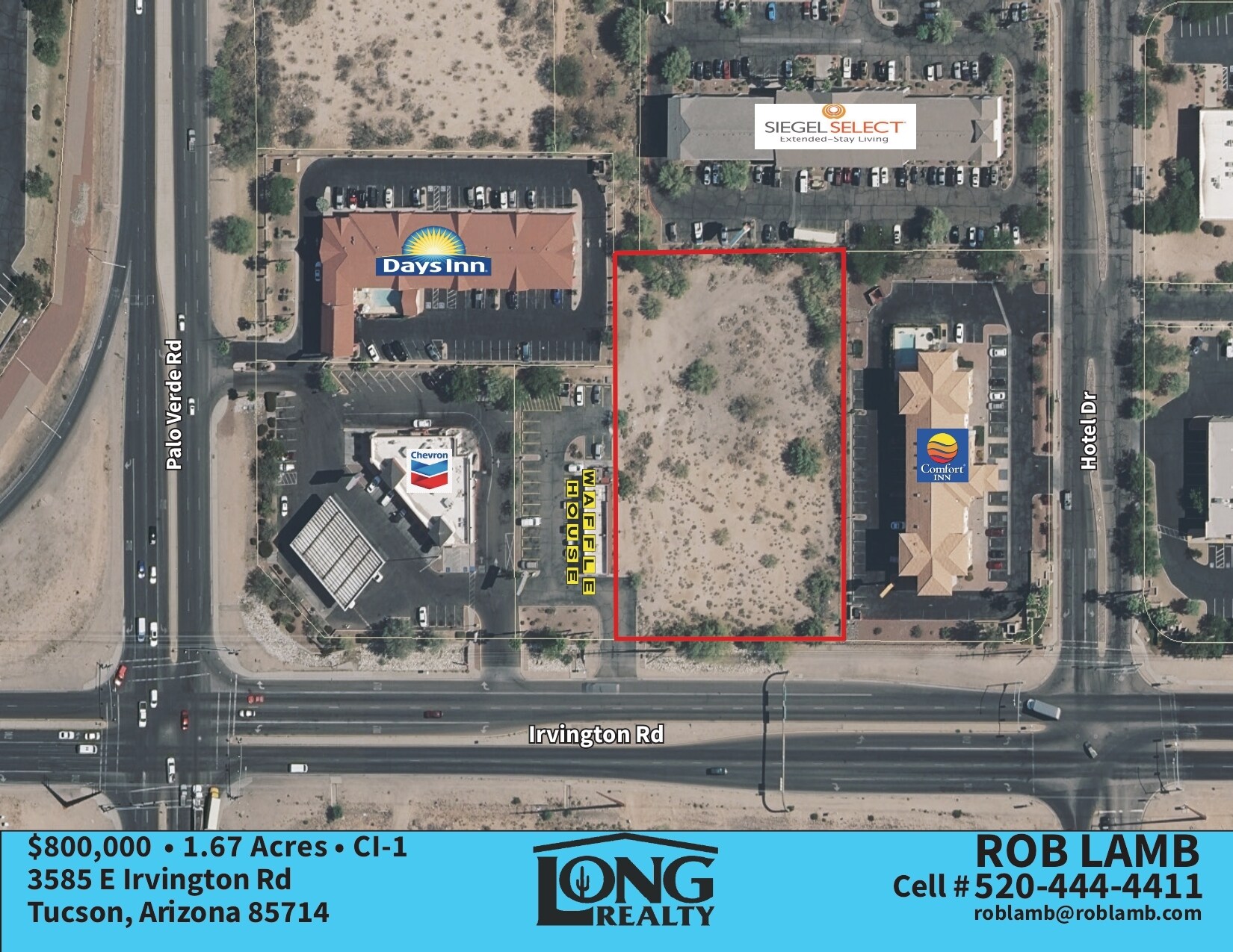 3585 E Irvington Rd, Tucson, AZ 85714 Land for Sale