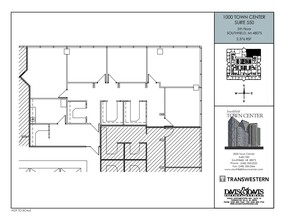 1000-4000 Town Center, Southfield, MI for lease Floor Plan- Image 2 of 2