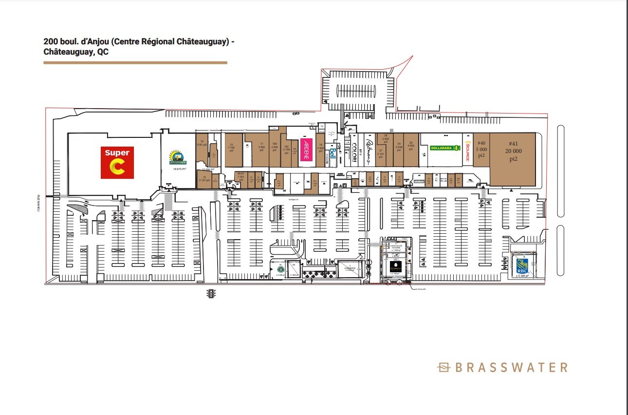 200 Blvd D’Anjou, Châteauguay, QC for lease Floor Plan- Image 1 of 1