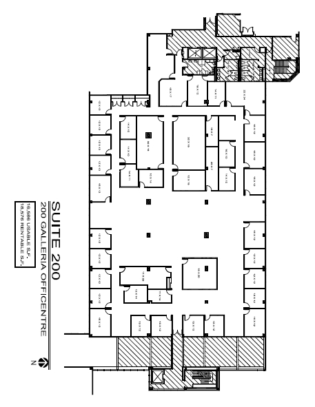 200 Galleria Officentre, Southfield, MI for sale Floor Plan- Image 1 of 2