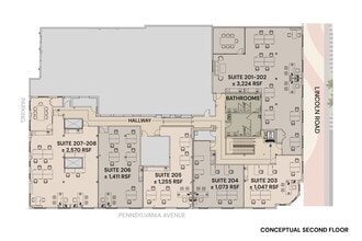 600-612 Lincoln Rd, Miami Beach, FL for lease Floor Plan- Image 1 of 1
