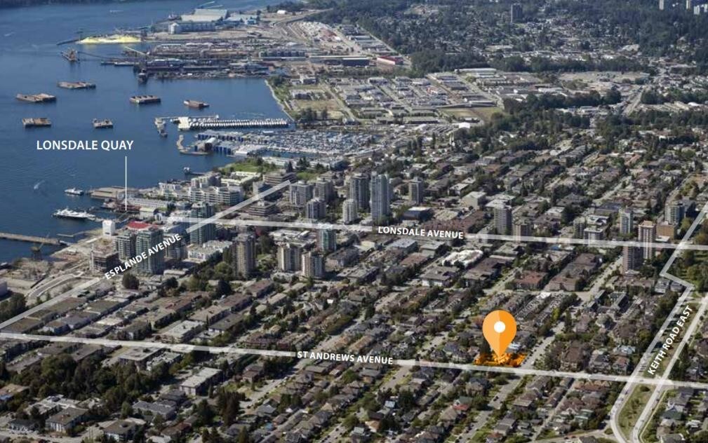216-224 E 3rd St, North Vancouver, BC for sale Aerial- Image 1 of 1