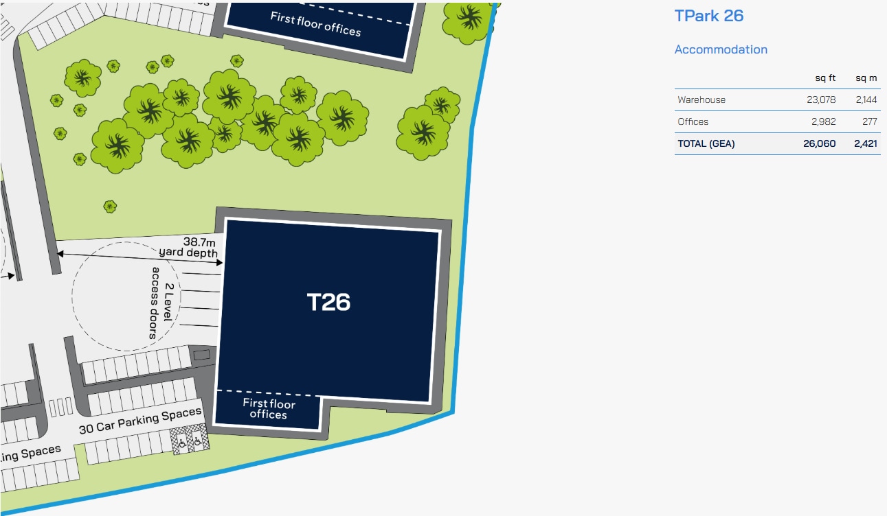Salisbury Rd, Calmore for lease Site Plan- Image 1 of 1