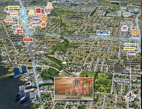 2741-2747 First St, Fort Myers, FL - AERIAL  map view