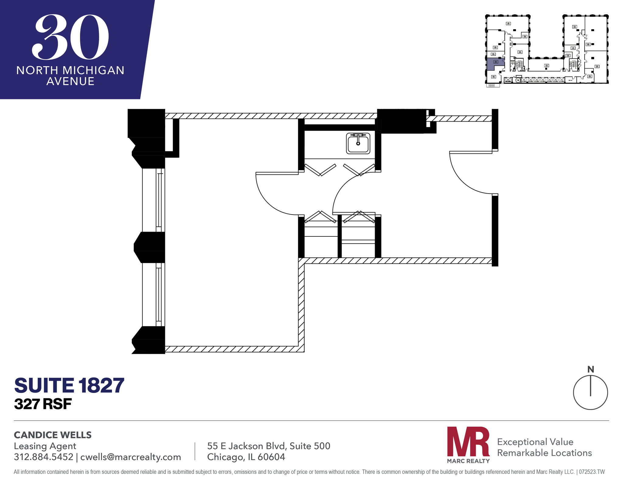 30 N Michigan Ave, Chicago, IL for lease Floor Plan- Image 1 of 1