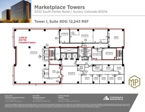 3025 S Parker Rd, Aurora, CO for lease Floor Plan- Image 1 of 1