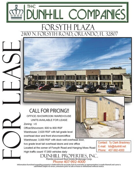 2400 N Forsyth Rd, Orlando, FL for lease - Other - Image 2 of 2