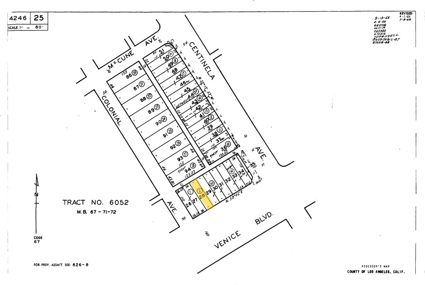 12421 Venice Blvd, Los Angeles, CA for lease - Plat Map - Image 2 of 21