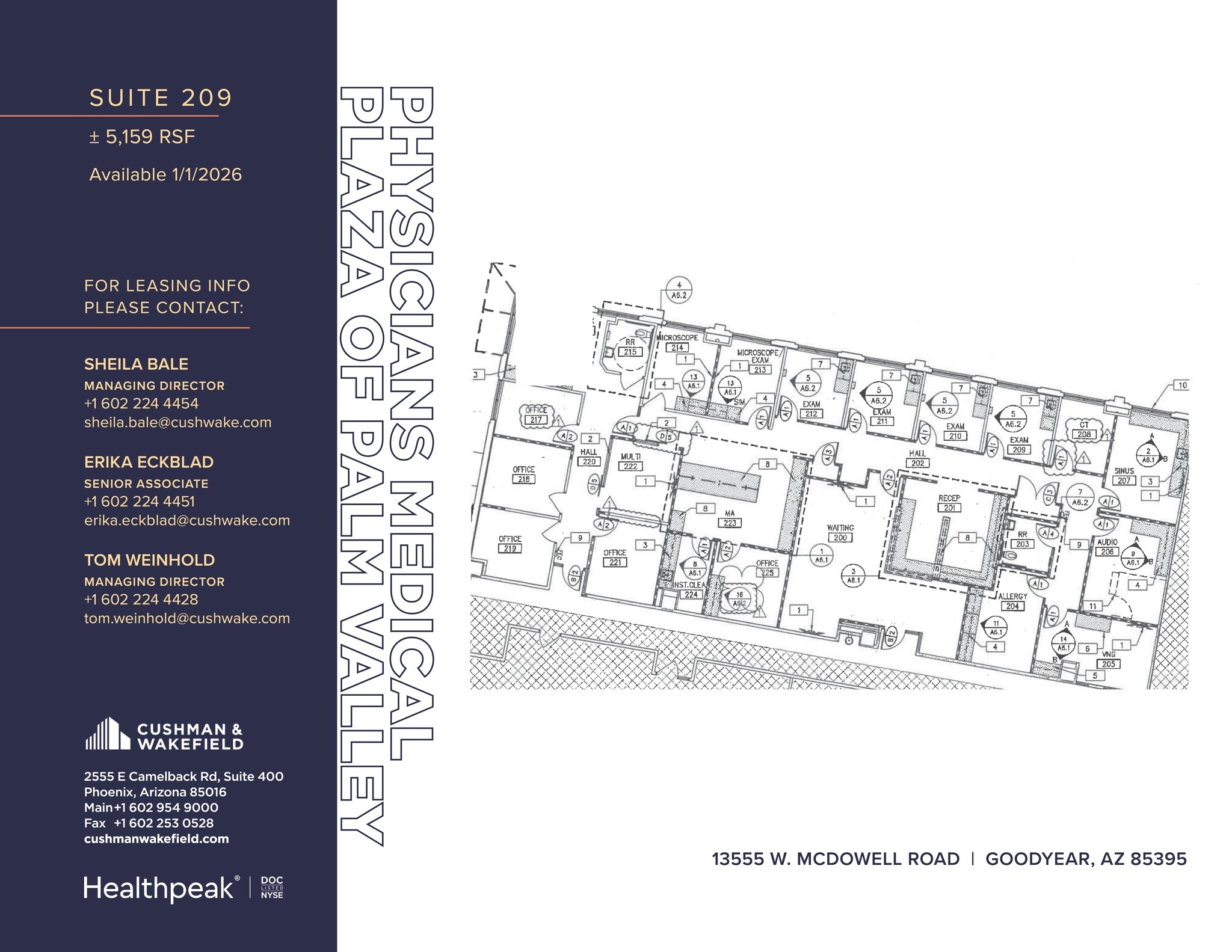 13555 W McDowell Rd, Goodyear, AZ for lease Site Plan- Image 1 of 1
