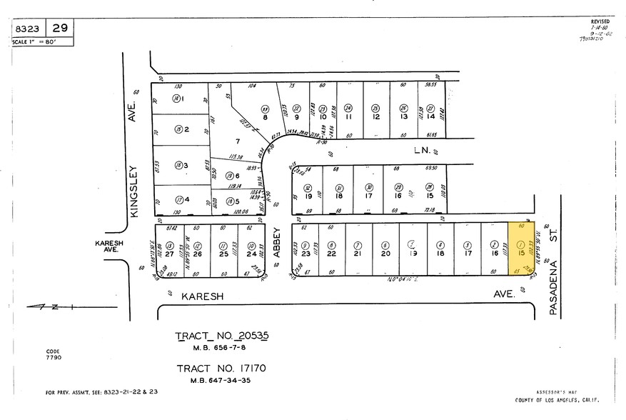 602 Karesh Ave, Pomona, CA for sale - Plat Map - Image 3 of 3