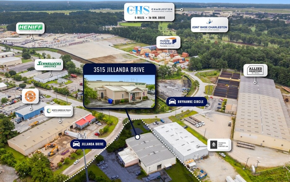 3515 Jillanda Dr, North Charleston, SC for sale - Building Photo - Image 2 of 6