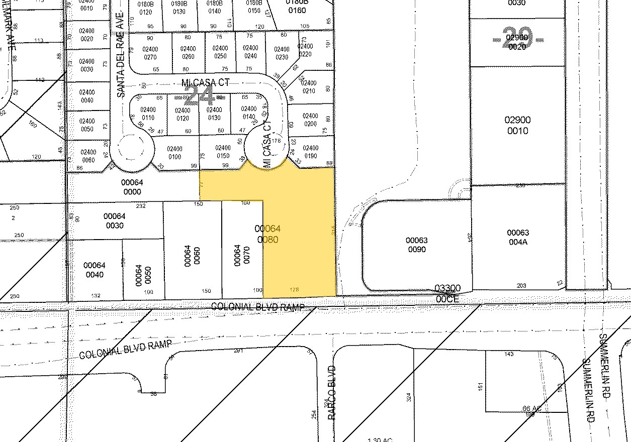 1469 Colonial Blvd, Fort Myers, FL for sale Plat Map- Image 1 of 1