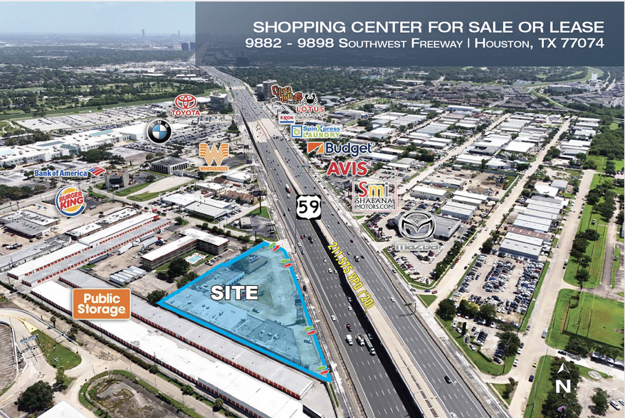 9882-9898 Southwest Fwy, Houston, TX for sale - Building Photo - Image 1 of 5