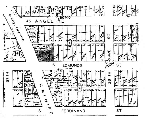 4820 Rainier Ave S, Seattle, WA for lease - Plat Map - Image 3 of 3