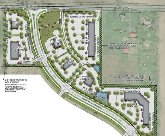 1402 Peachblow, Lewis Center, OH for sale - Site Plan - Image 1 of 1