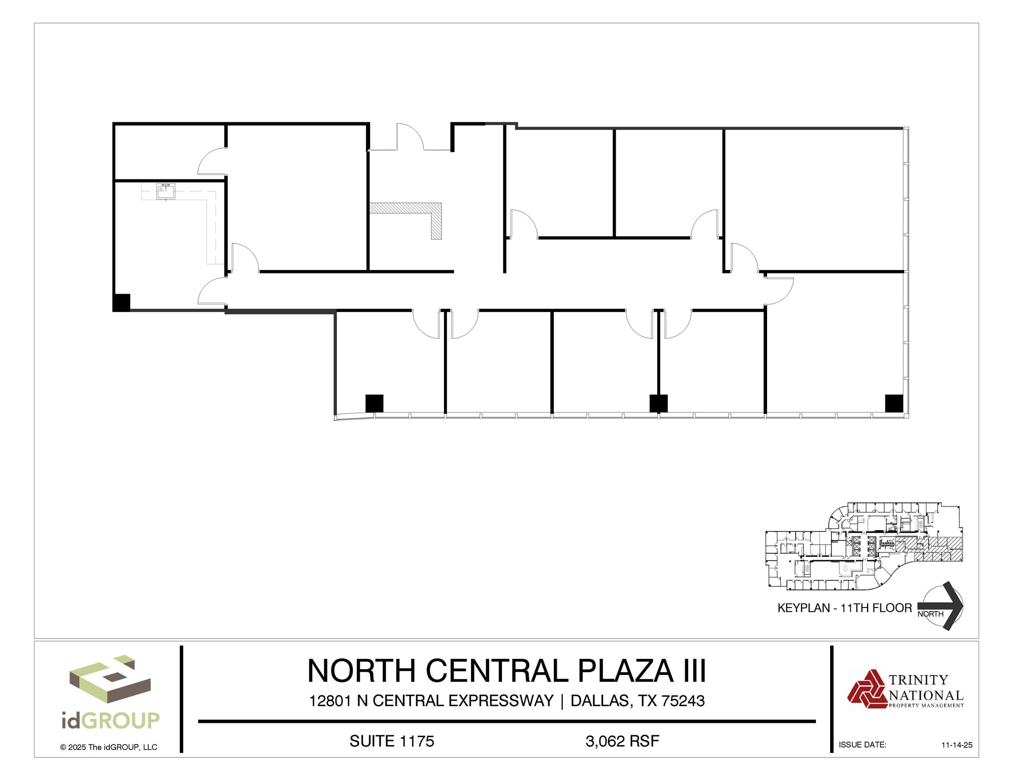 12801 N Central Expy, Dallas, TX for lease Floor Plan- Image 1 of 2