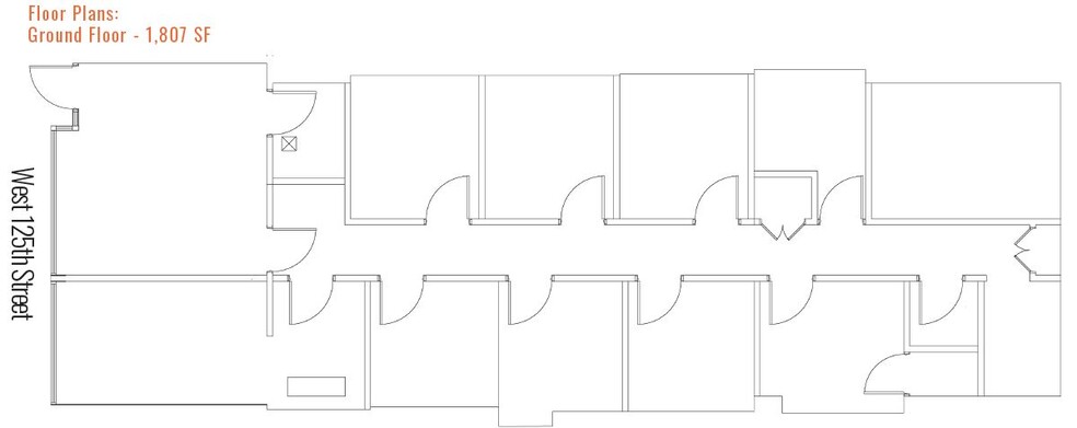 425-437 W 125th St, New York, NY for lease - Floor Plan - Image 2 of 6