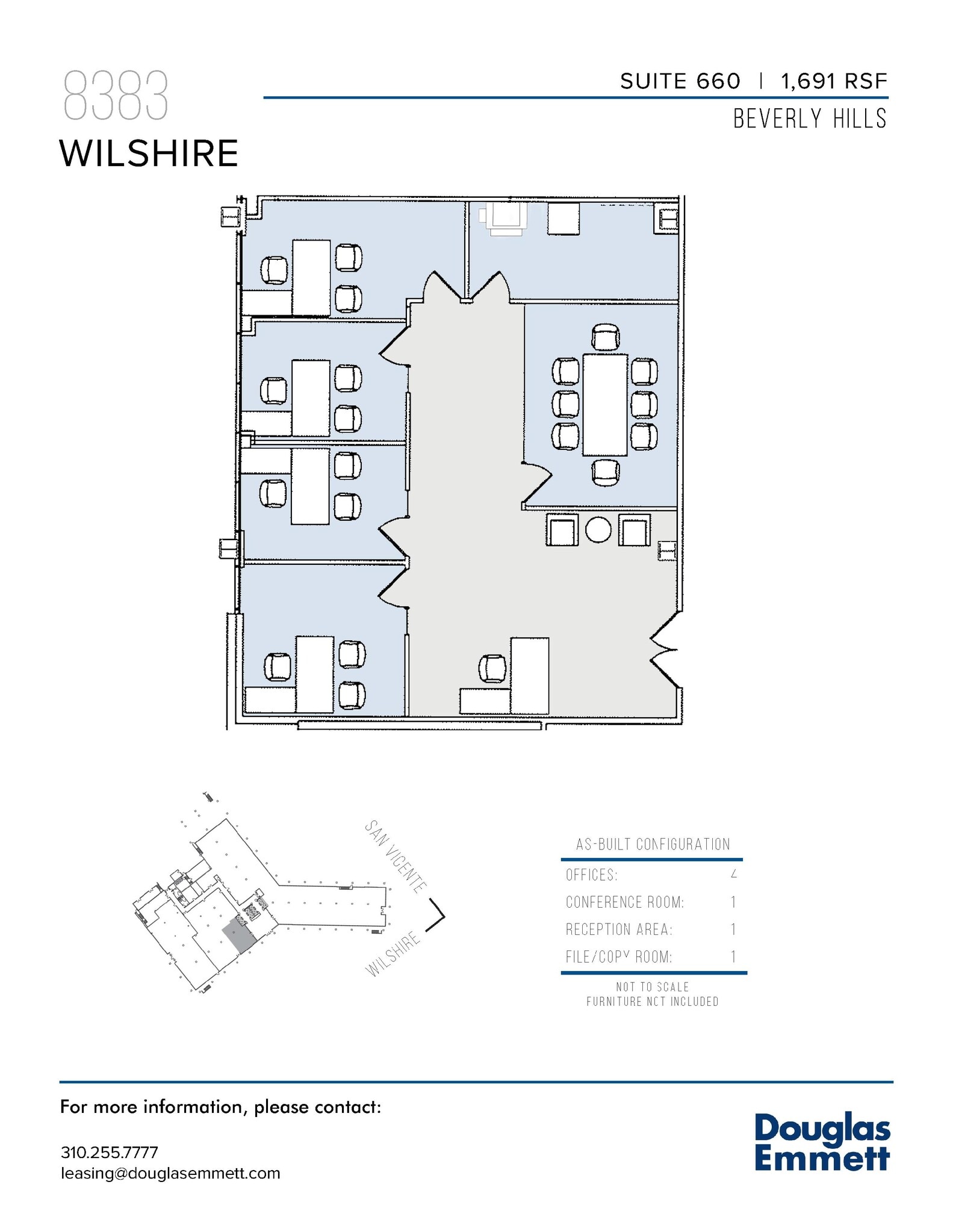 8383 Wilshire Blvd, Beverly Hills, CA for lease Floor Plan- Image 1 of 1