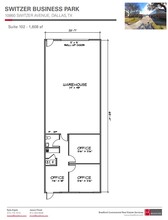 10930 Switzer Ave, Dallas, TX for lease Floor Plan- Image 1 of 1