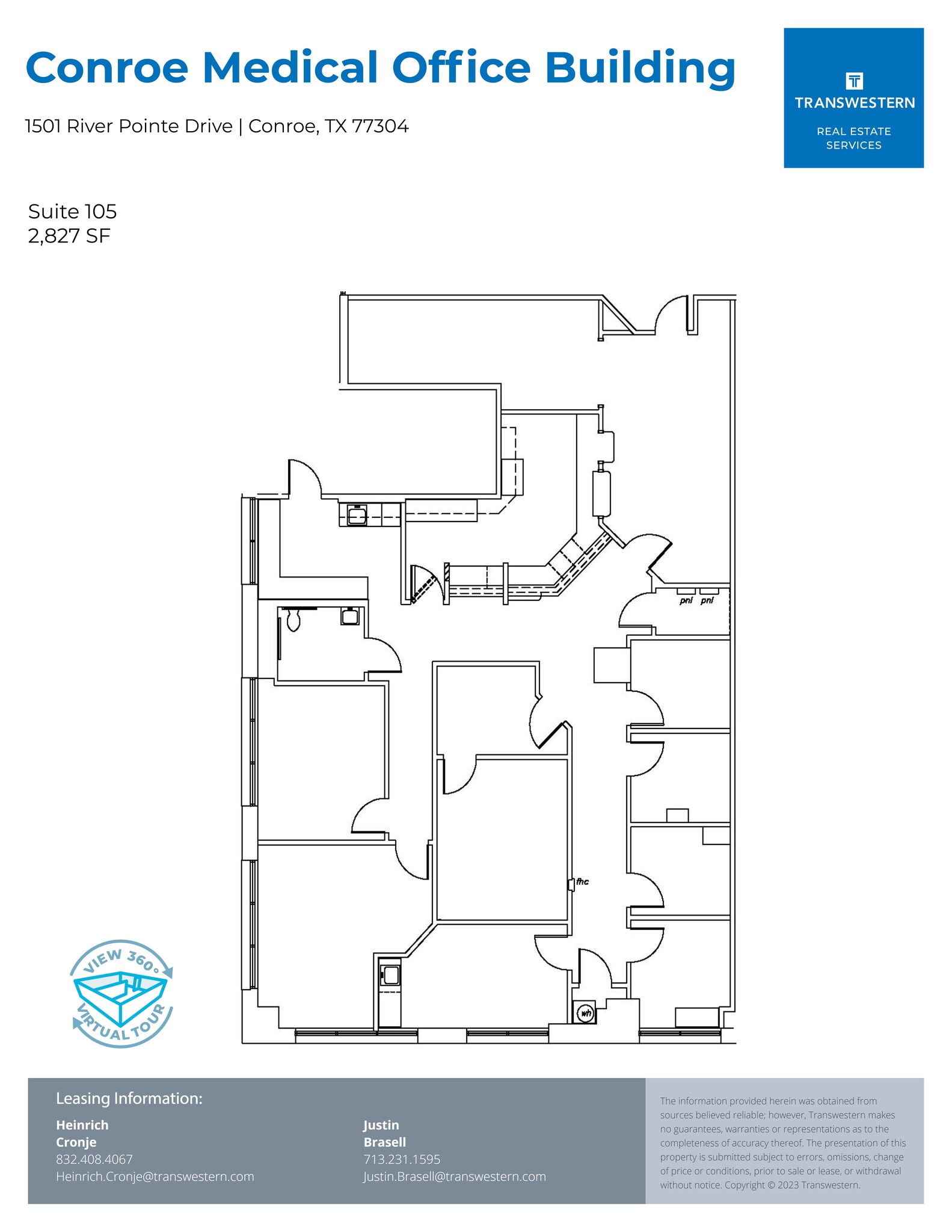 1501 River Pointe Dr, Conroe, TX for lease Site Plan- Image 1 of 2