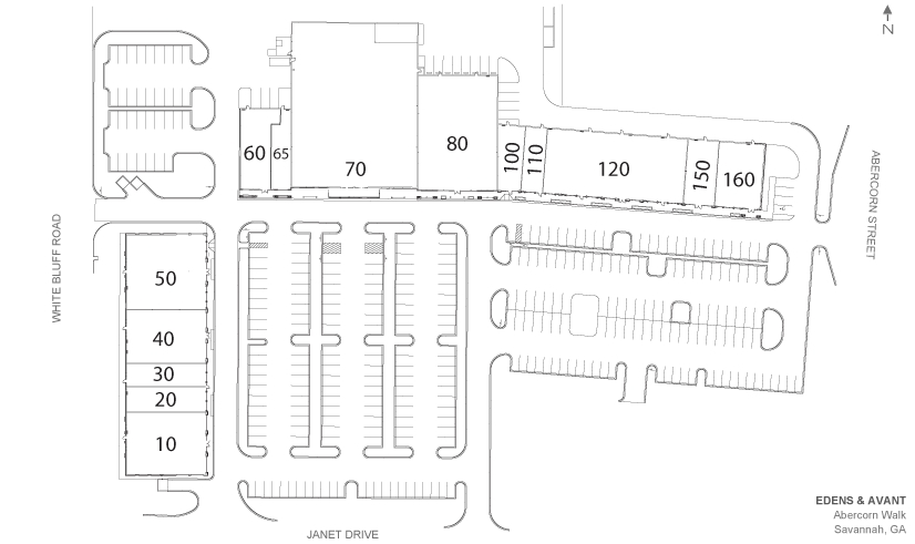 5525 Abercorn St, Savannah, GA for lease - Site Plan - Image 3 of 9