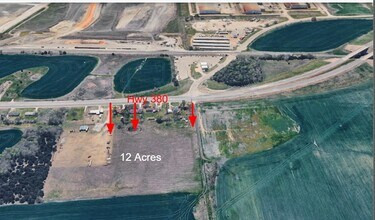 5906 Lee St, Greenville, TX - AERIAL  map view