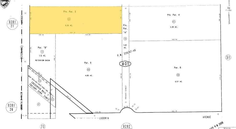 1450-1460 Mountain View Ave, Redlands, CA for lease - Plat Map - Image 2 of 3