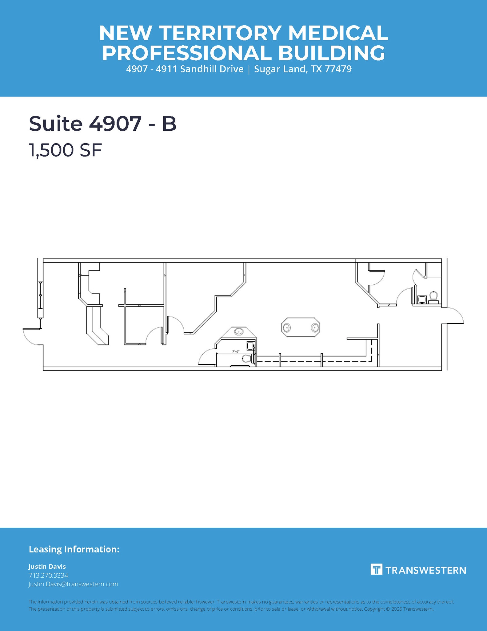 4907 Sandhill Dr, Sugar Land, TX for lease Floor Plan- Image 1 of 3