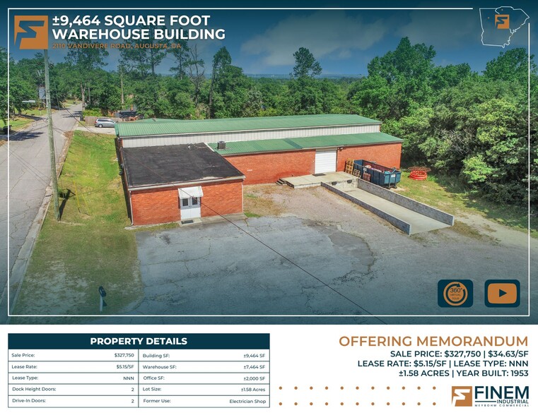 2110 Vandivere Rd, Augusta, GA for sale - Building Photo - Image 1 of 48
