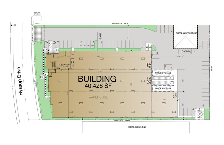 9455 Hyssop Dr, Rancho Cucamonga, CA for lease - Site Plan - Image 2 of 8