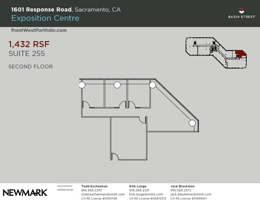 1601 Response Rd, Sacramento, CA for lease Floor Plan- Image 1 of 1